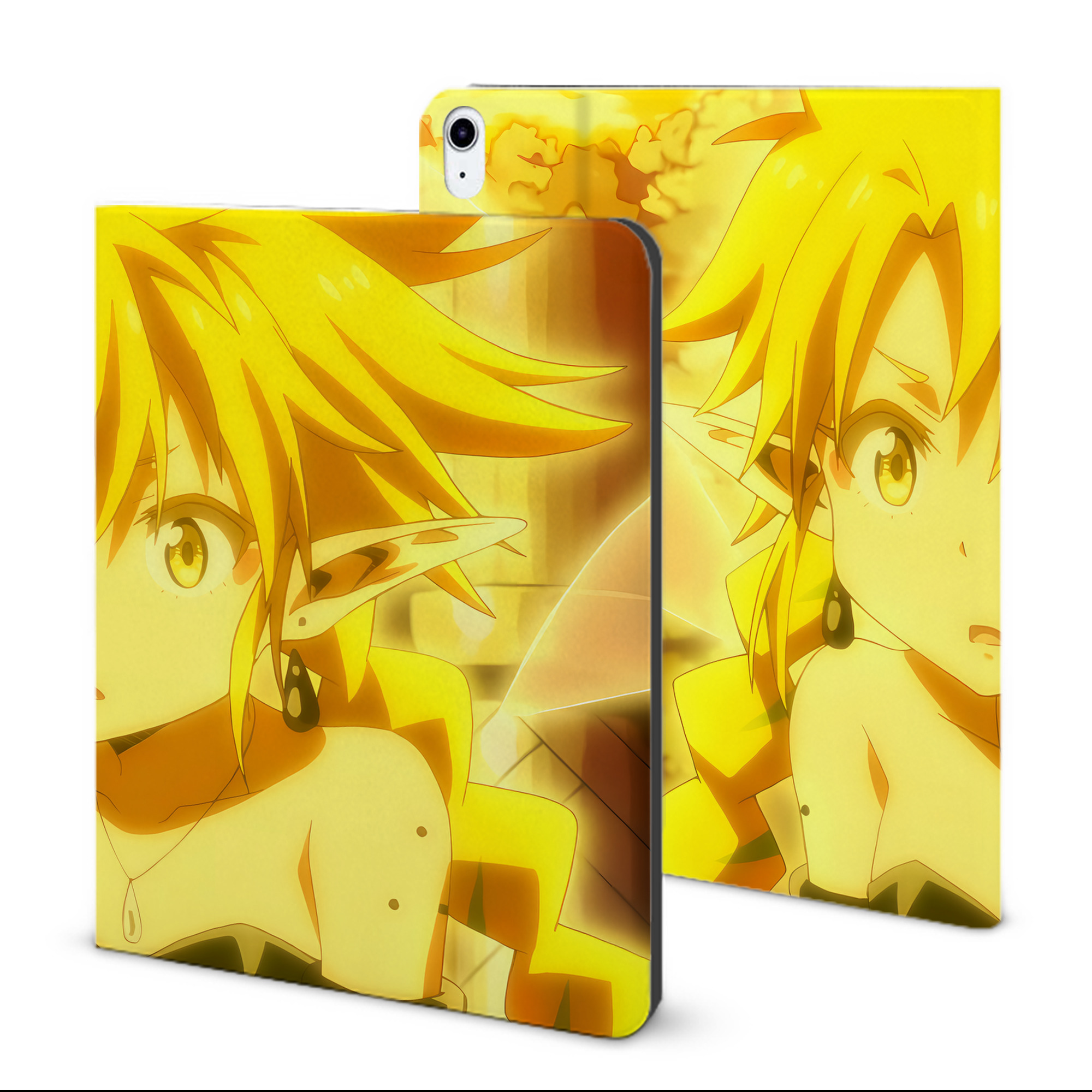 （画像用） 転スラ Regarding Reincarnated to Slime IPad ケース ブック型 PUレザー TPU 耐衝撃 軽量 薄型 ペン収納なし 全面保護 IPad 各モデル対応
